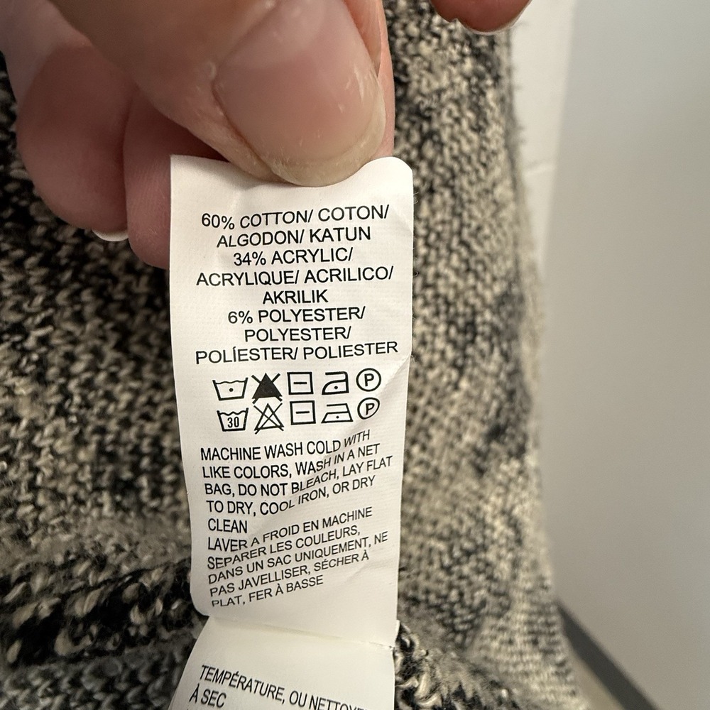 Lucky Brand Sz XL Tribal Print‎ Aztec Western Cardigan Open Front Woven Sweater - Picture 8 of 12
